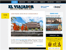 Tablet Screenshot of elviajador.com